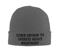 Assez Sobre pour Conduire des Machines Lourdes Bonnet Thermo Unisexe Bonnet Mode Chapeau Tricoté pour Cyclisme Shopping Vie Quotidienne
