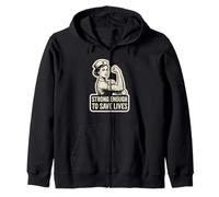 Assez solide pour sauver des vies. Force infirmière, grain. Sweat à Capuche