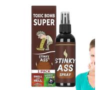 Assfart Liquide Spray | Gadget de Blague drôle très Puissant et sûr nouveauté - Adultes Faux Tas Spray puant - pour Adolescents Amis Garçons