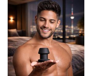 AssGrommet™ 24/7 de MEO® - Plug anal avec ouverture pour la dilatation anale - Taille - large