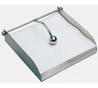 Assheuer und Pott Rond de serviette en acier inoxydable Argent 28x35cm
