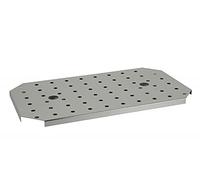 APS égouttoir GN - Acier Inoxydable pour récipients Gastronorm, Convient pour GN 1/1 - Dimensions : 25 x 45 cm, Hauteur : 1,5 cm