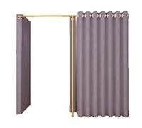 ASSICON Cabine d'essayage Vestiaire en Forme de F Magasin de vêtements avec matériel Double Face Vestiaire utilisé dans Le Centre Commercial, la Boutique et Le Bureau