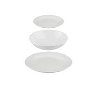 Assietes Secret de Gourmet Céramique Blanc 18 Pièces Blanc G