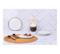 Assiette 16,5cm - 4 pc - blanc neige