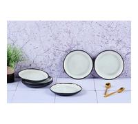 Assiette IRIS Ø16cm - 6 pièces - Blanc ivoire Björn