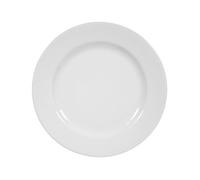 Assiette 20 cm RONDO White Uni 00007 de Seltmann Weiden, Porcelaine, Lot de 6