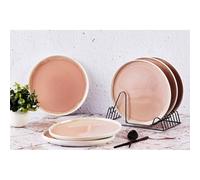Assiette OXYGEN Ø27cm - 6 pièces - Rose poudre Björn