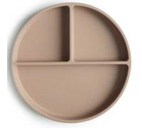 Assiette à compartiment en silicone - Natural