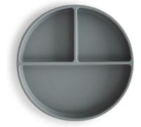 Assiette à compartiment en silicone - Stone