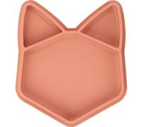 Assiette à compartiments antidérapante Isy renard