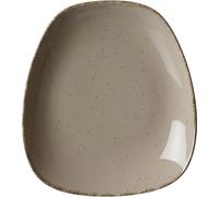 Assiette à déjeuner Casa Porcelaine grise 22,5 x 20 x 3 cm
