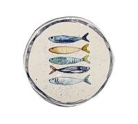 Assiette à dessert 20cm Peixe La Mediterránea - 6 pièces