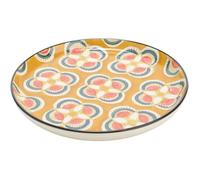 Assiette dessert Imany jaune 21 cm - 5 dont 1 offerte (lot de 6) - Amadeus - Jaune - Grès Jaune G