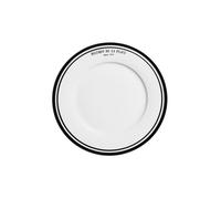 Assiette à dessert Bistrot 21 cm (lot de 6) - - Blanc - Porcelaine