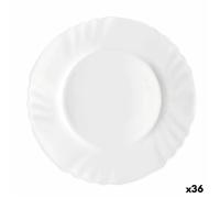 Assiette À Dessert Bormioli Rocco Ebro Blanc Verre (20 Cm) (36 Unités)