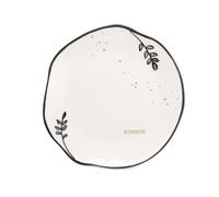 Amadeus – Assiette à dessert Carpe Diem – Lot de 6 – Grès blanc