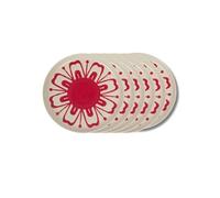 Assiette à dessert Debbie 21 cm (lot de 6) - - Rouge - Grès