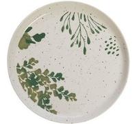 Assiette à dessert Lison (lot de 6) - Amadeus - Blanc - Grès Vert G