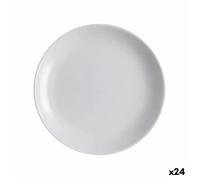 Assiette à dessert Luminarc Diwali Gris verre Verre trempé (19 cm) (24 Unités)