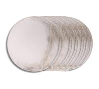 Table Passion – Assiette à dessert Mojave 21 cm – Beige – Grès blanc G – Lot de 6