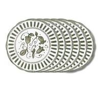 Assiette à dessert Napoli verte 21 cm (lot de 6) Table passion