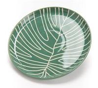 Assiette à dessert natureva 21 cm (lot de 6) - - Vert - Grès