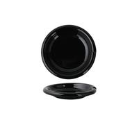 Assiette à dessert pratique exquise en céramique pour ménage coréen simple - 7,25 "assiette" noire