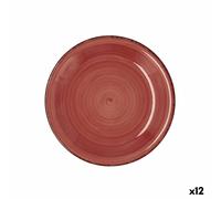 Assiette à dessert Quid Vita Céramique Rouge [19 cm] [12 Unités]