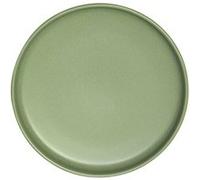 Assiette à dessert Uno amande 22 cm (lot de 6) - - Vert - Grès