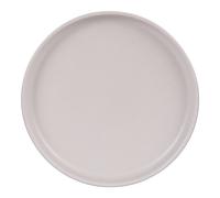 Assiette à dessert Uno crème 22 cm (lot de 6) - - Beige - Grès