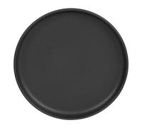 Assiette à dessert Uno noir 22 cm (lot de 6) - Table Passion - Noir - Grès Noir G