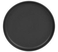 Assiette à dessert Uno noir 22 cm (lot de 6) - Table Passion - Noir - Grès Noir G