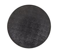 Assiette à dessert en grès D20.5cm noir - Lot de 6 VESUVIO