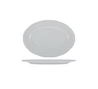 Assiette à Dîner Assiette à poisson en céramique blanche pure, poisson cuit à la vapeur, poisson grillé, grande taille ovale, vaisselle de service for la cuisine et le restaurant