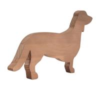 Assiette à dîner et planche à fromage sur le thème du teckel - Noël - 15,7 pouces