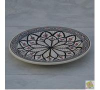 Assiette à entrée ou dessert Bakir gris - D 20 cm