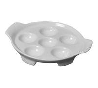 GIRARD - BLANC ASSIETTE ESCARGOTS 6 TROUS - GIRARD - FDS-003403