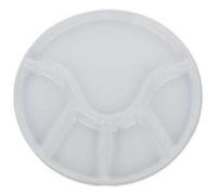 Assiette à fondue KELA Anneli - 21,5 cm - Blanc