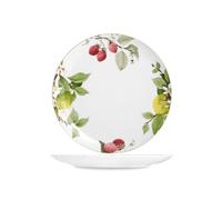 Assiette À Fruits En Porcelaine Décorée Boss, Multicolore, 19,5Cm