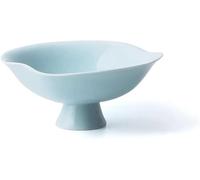 Assiette à fruits haute en céramique, grande assiette de service for la maison(One Color_A)