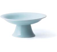 Assiette à fruits haute en céramique, grande assiette de service for la maison(One Color_B)