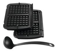 Assiette à gaufres - Tefal XA7238 - Compatibilité GC706 GO706 GC71 GC73 GR71 GO71 - Aluminium - Noir