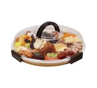Assiette à goûter - Plateau résistant aux fuites, division multi-sections | Organisateur d'entrées pour la cuisine à la maison, pique-nique, saucisse aux fruits, célébration, collecte de buffet
