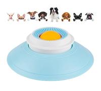 Assiette à lécher pour Chiens - Gamelle Anti-Ingestion avec Ventouse, Plateau tournant avec Distributeur Lent, Jouet d'enrichissement pour l'entraînement, Bain et toilettage