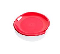Assiette à neige Tornado plastique diamètre 54cm rouge
