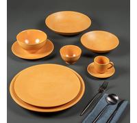 Assiette à pain Vésuvio safran 16 cm (lot de 6) Table passion