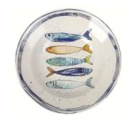 Assiette à pâtes 29cm Peixe La Mediterránea - 6 pièces