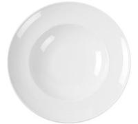 Hendi Assiette à pâtes Ø300 mm porcelaine blanche – bords renforcés, micro-ondes & lave-vaisselle
