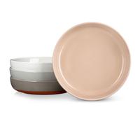 assiette à pâtes 4 pcs, bol en faïence, assiette à soupe, bol à nouilles, bol à ramen, saladier, bol multi-usages, Coloré